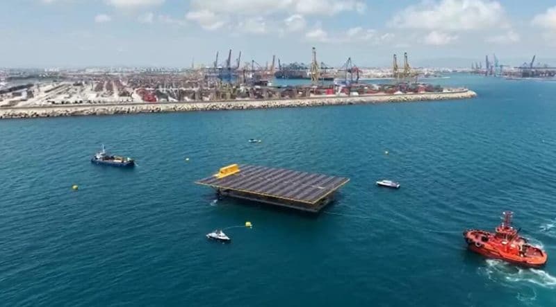 WATCH: Floating solar platform installed in Valencia