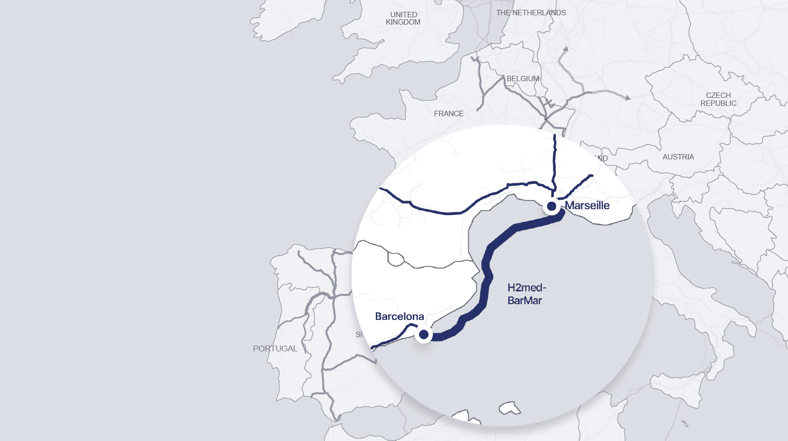 Spain-France hydrogen pipeline exits pre-FEED phase en route to final subsea design