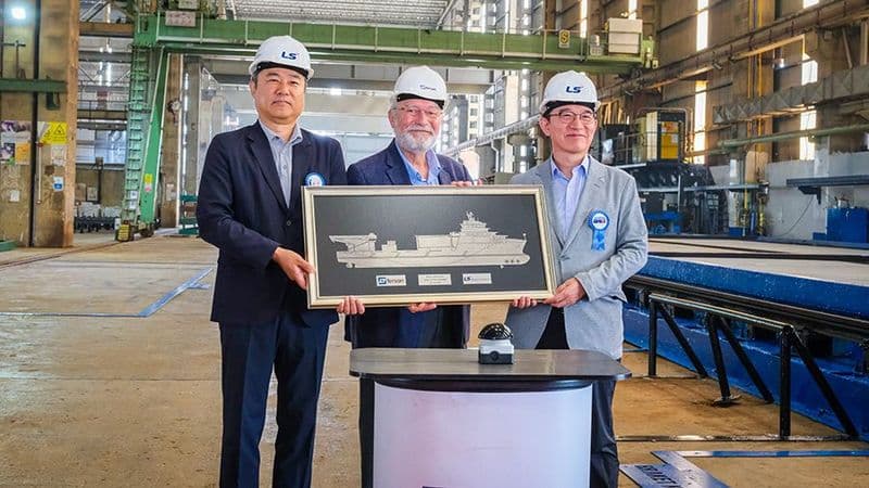 South Korean ultra-large cable laying vessel enters construction in Türkiye