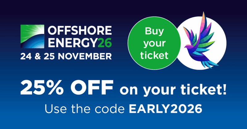 Offshore Energy Amsterdam 2026 opens early bird ticket sales with 25% discount