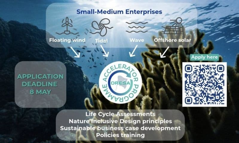 Second ORESA innovation call for offshore energy solutions closing on May 8