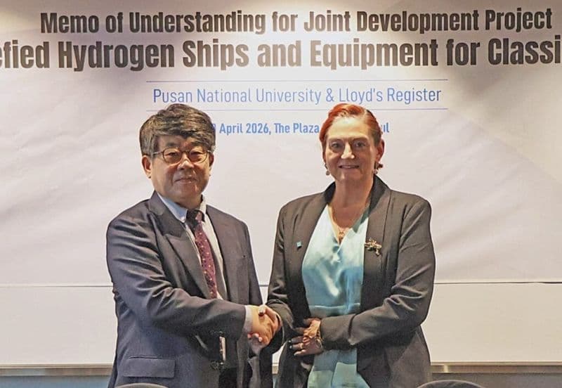 Lloyd’s Register, South Korean uni to set up global certification framework for liquid hydrogen shipping