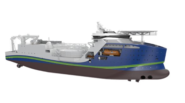 Japanese long-distance cable-laying vessel receives general design approval
