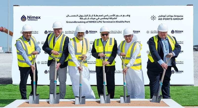 AD Ports and Nimex break ground on LPG terminal hub at Khalifa Port